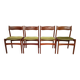 4 Scandinavian chairs, 1960