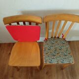 Chaises bistrot vintage