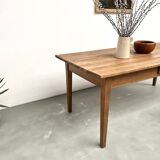 1950s farmhouse table, oak and pine