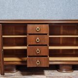 Charles Dudouyt style design: solid oak sideboard circa 1940