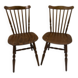 Pair of Baumann bistro chairs