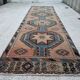 Tapis de couloir turc vintage