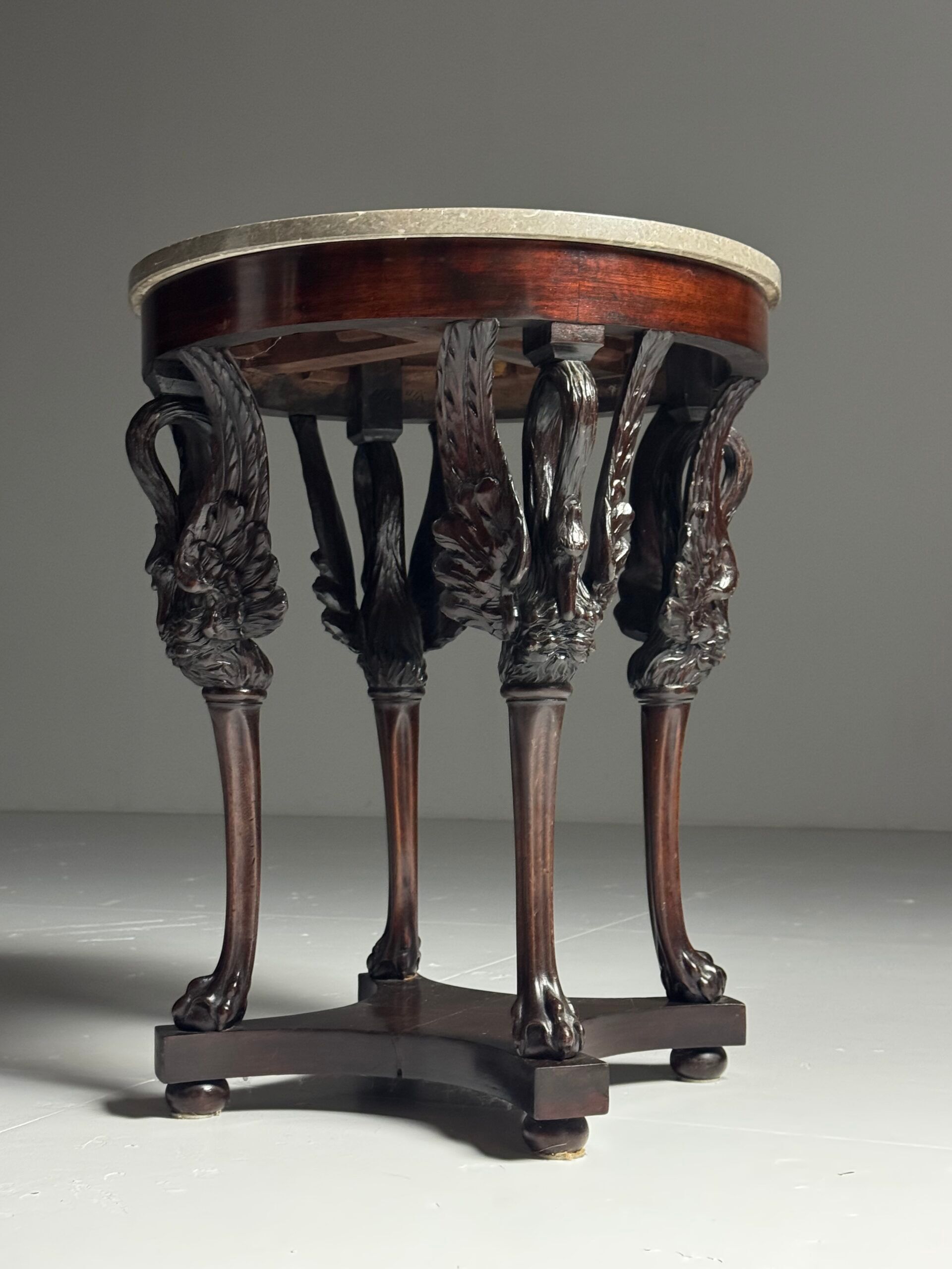 Empire gueridon 19th century mahogany