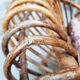 Armchair basket adult wicker curly