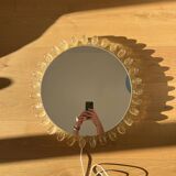 Backlit resin mirror by Hillebrand 1970