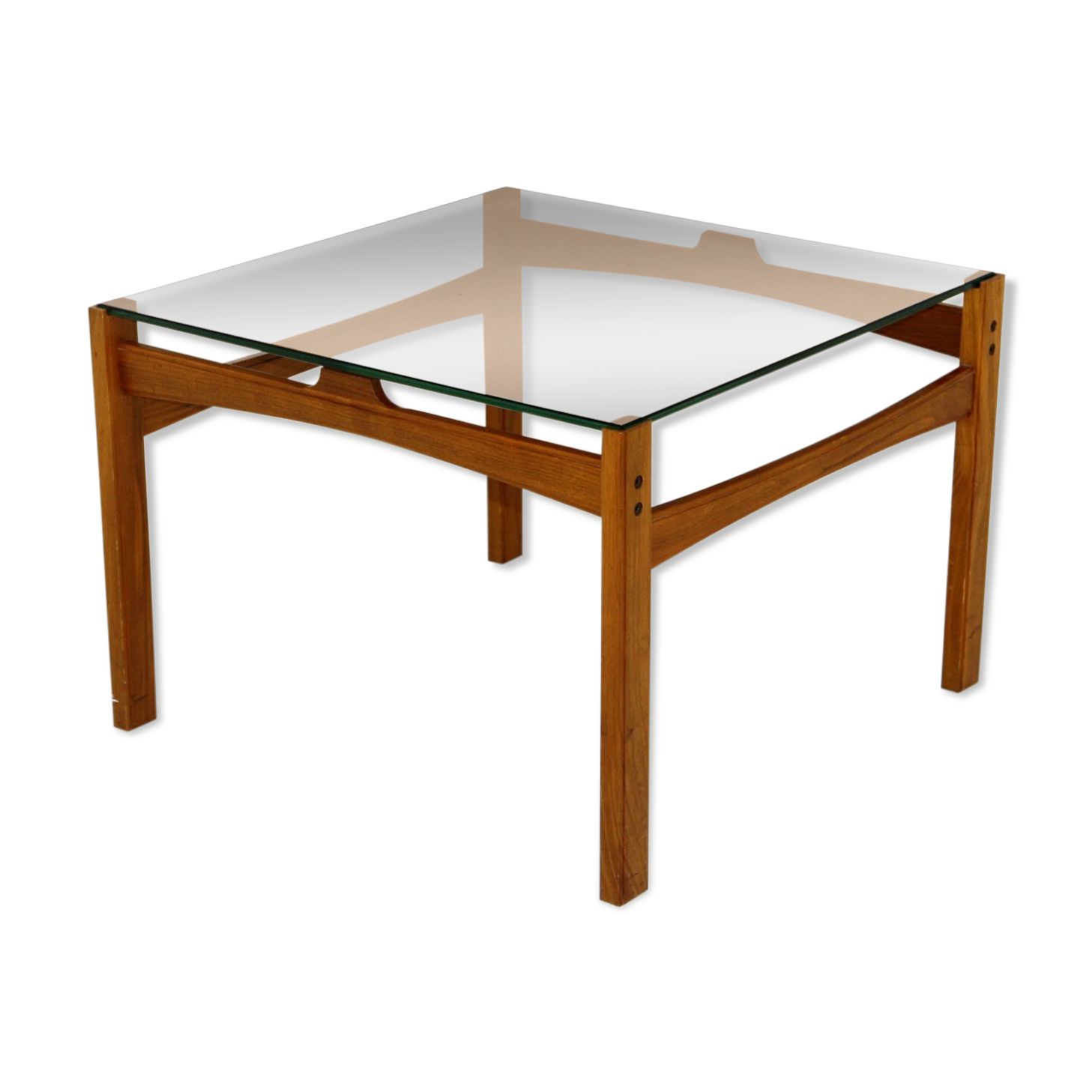 Smoked glass coffee table, Sweden, 1960