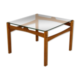 Table basse en verre fumée, Suède, 1960