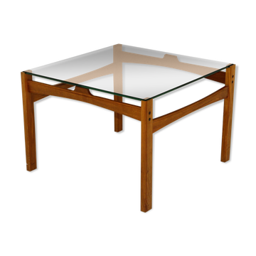 Smoked glass coffee table, Sweden, 1960