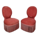 Pair of toad armchairs