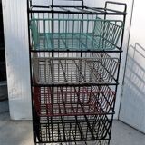 Vintage trolley storage rack 1950