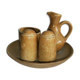 Sandstone condiment set