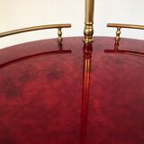 Aldo Tura barcart red round