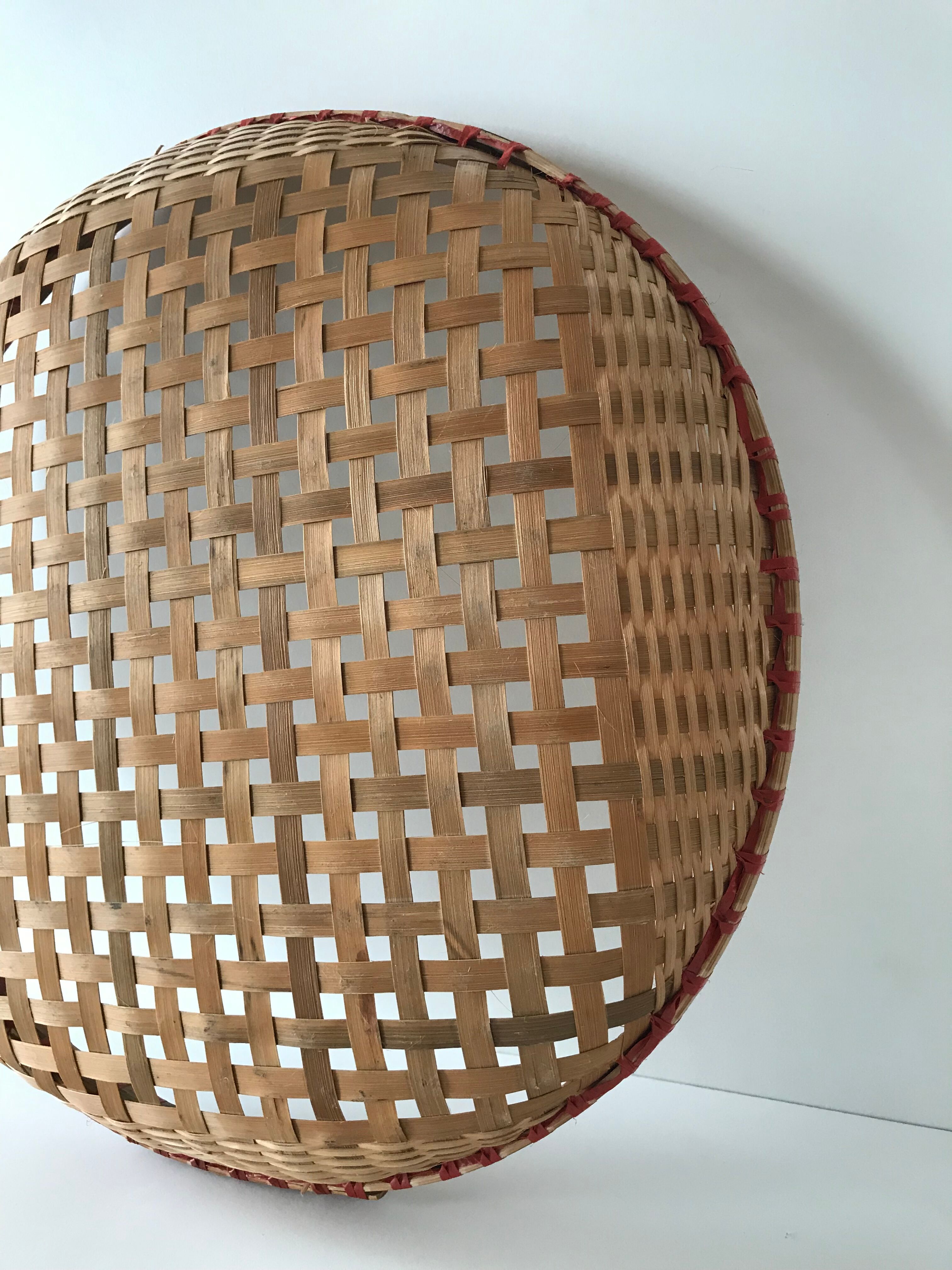 Large round Bohemian hamper