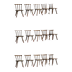 ensemble de 12 chaises de salle à manger en chêne