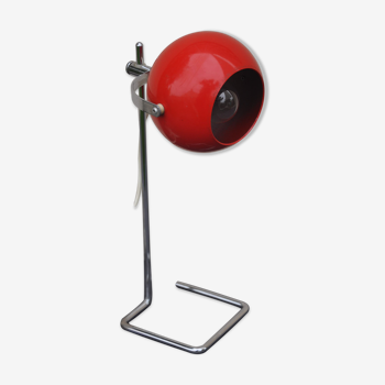 Vintage office lamp type red eye ball
