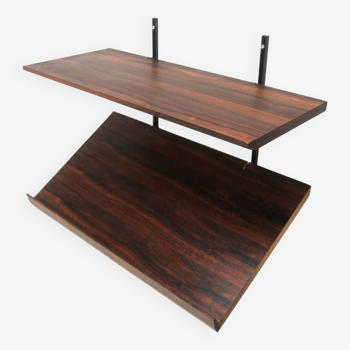 Scandinavian wall shelf in rosewood, Denmark, 1960