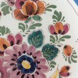 Delfts Polychrome plate with bird of paradise