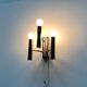 Paire d'appliques chromés Space Age, années 1960