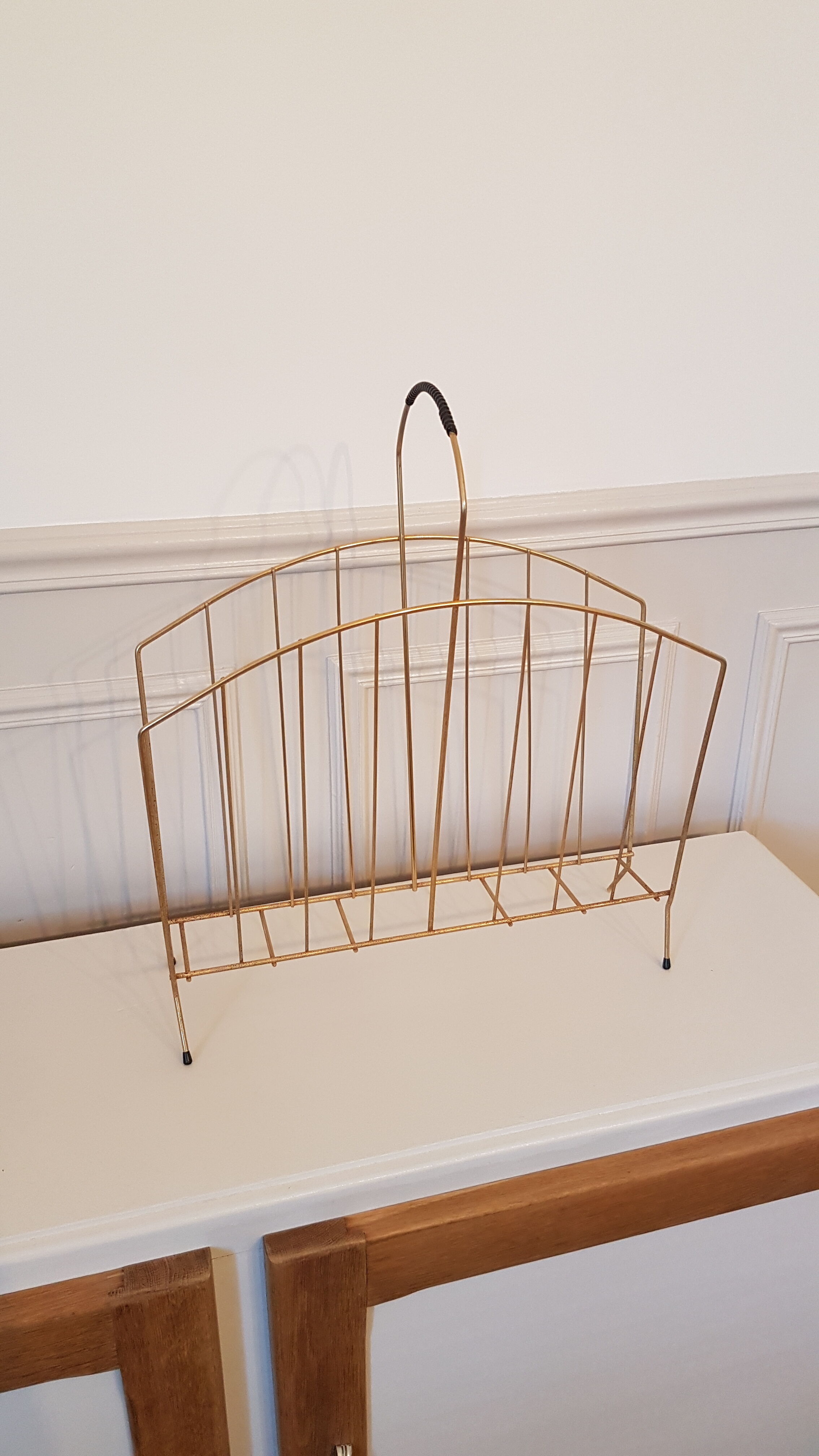 Brass magazine holder