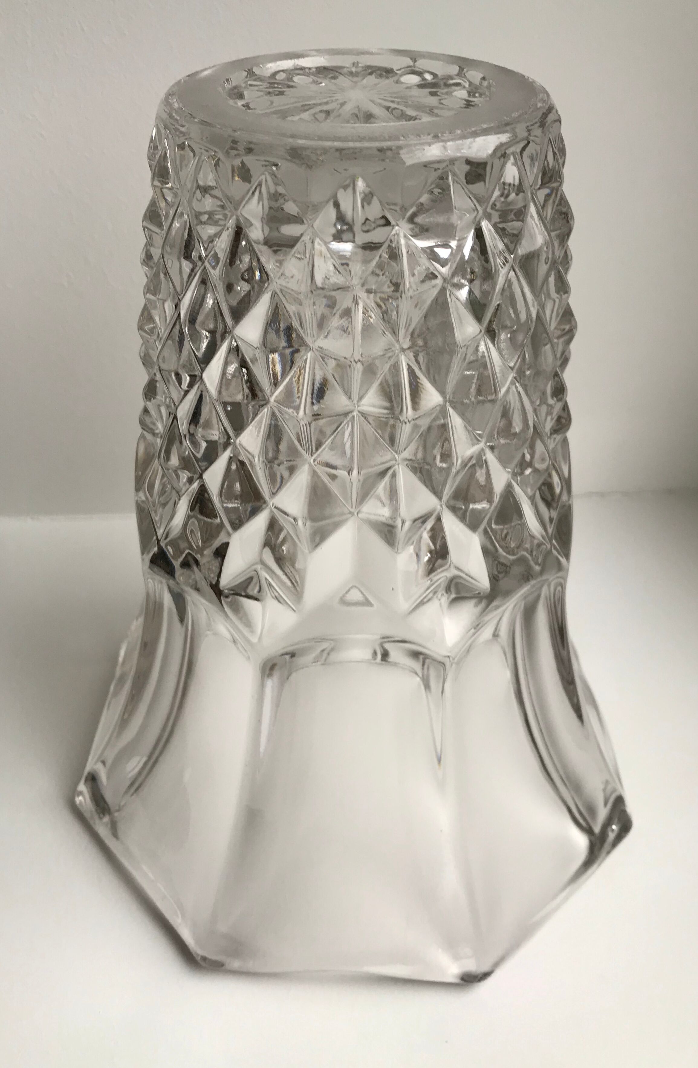 Vase en cristal années 30-40