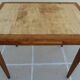 Italian wooden table with 2 extensions from 90 cm to 150 cm, completely restored