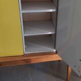 Meuble formica jaune