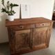 Vintage parisian buffet of the 50s in oak wood