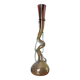 Grand vase soliflore en verre soufflé de Murano, style vénitien, années  70
