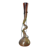 Large soliflore vase made of blown Murano glass, Venetian style, 1970s.