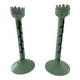 2 porte-bougies Bauhaus porte-bougies candélabres bâtons Marianne Brandt
