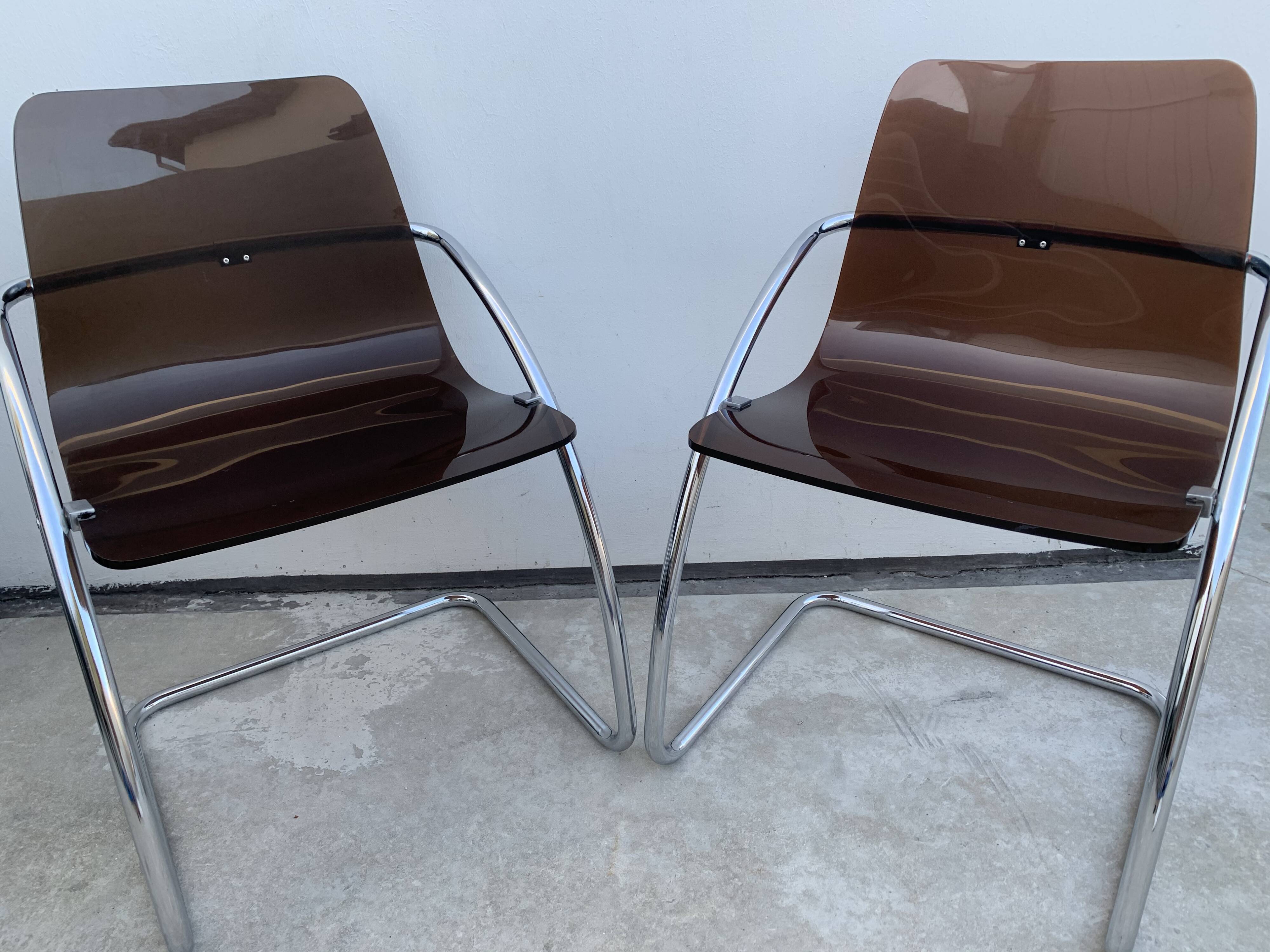 Pair of armchairs Blooming design Yves Christin, Airborne