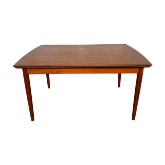 Scandinavian table in vintage teak 1960 Samcom edition