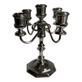 Vintage English 5 Armed Silver Plated Candelabra