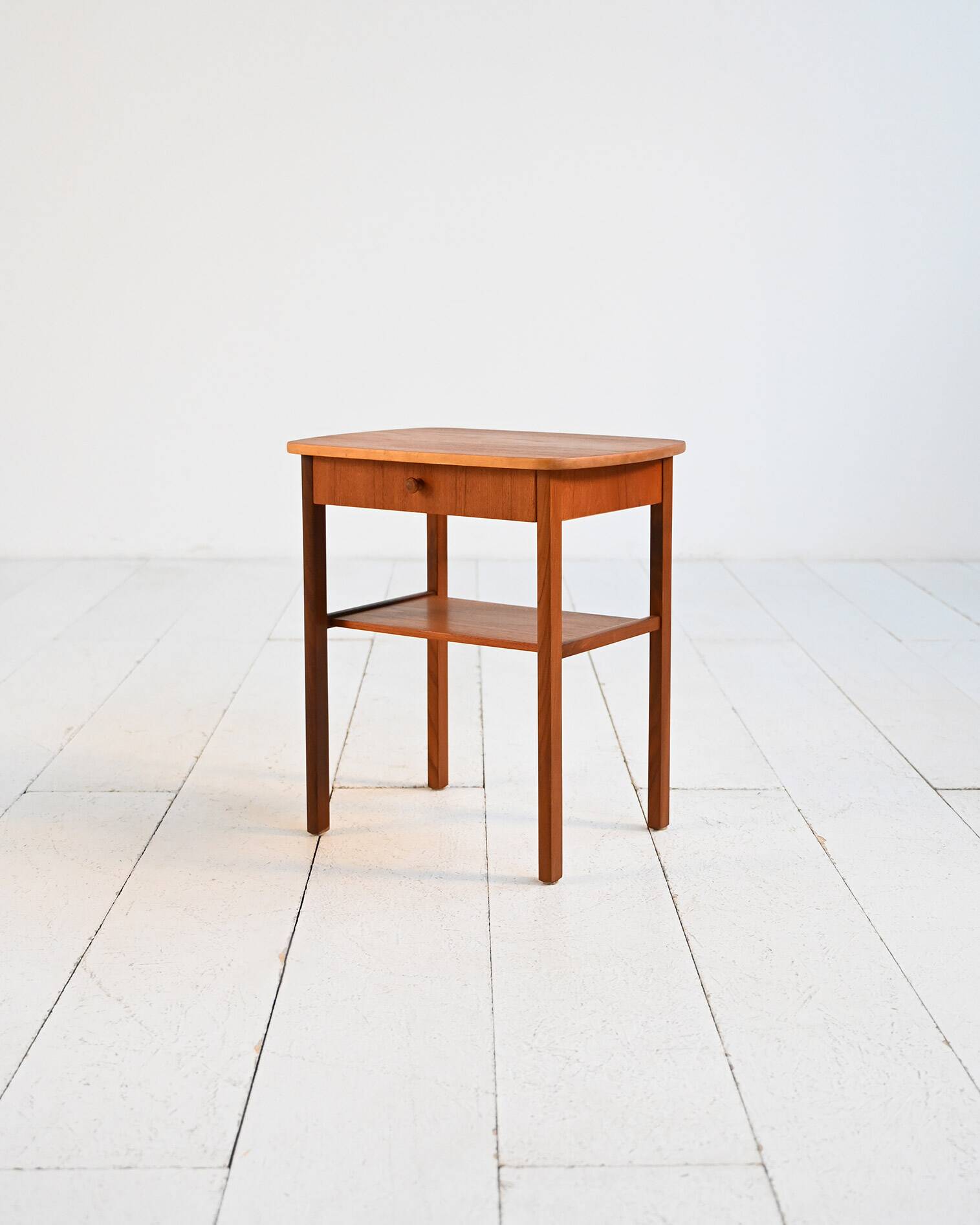 Scandinavian teak bedside table, 1960s