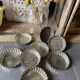 8 moules vintage tartelettes
