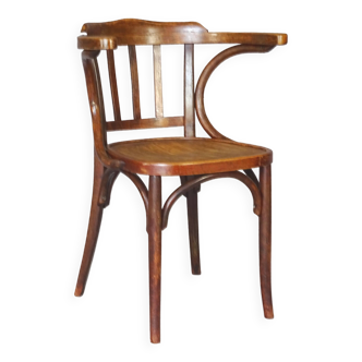Baumann 1935/39 bistro armchair known as "office" armchair, original condition,