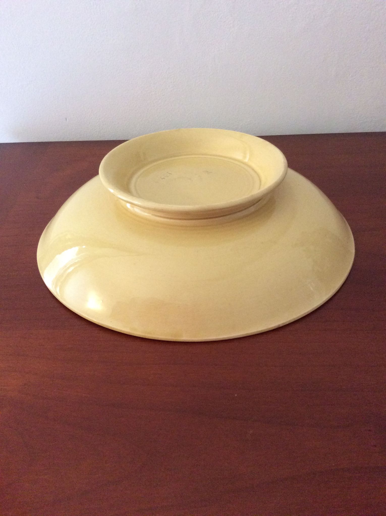 Plat creux sur pied