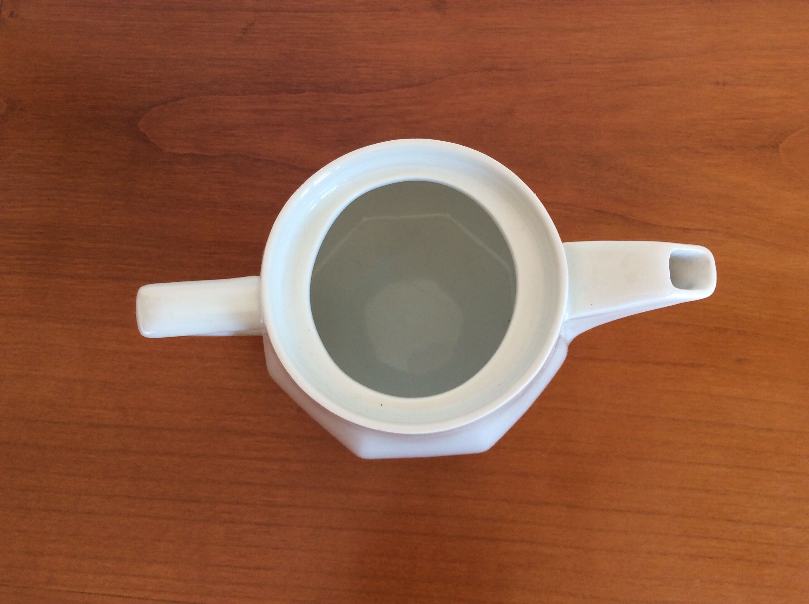 Aluminite Frugier Limoges Limoges Fire Porcelain Teapot