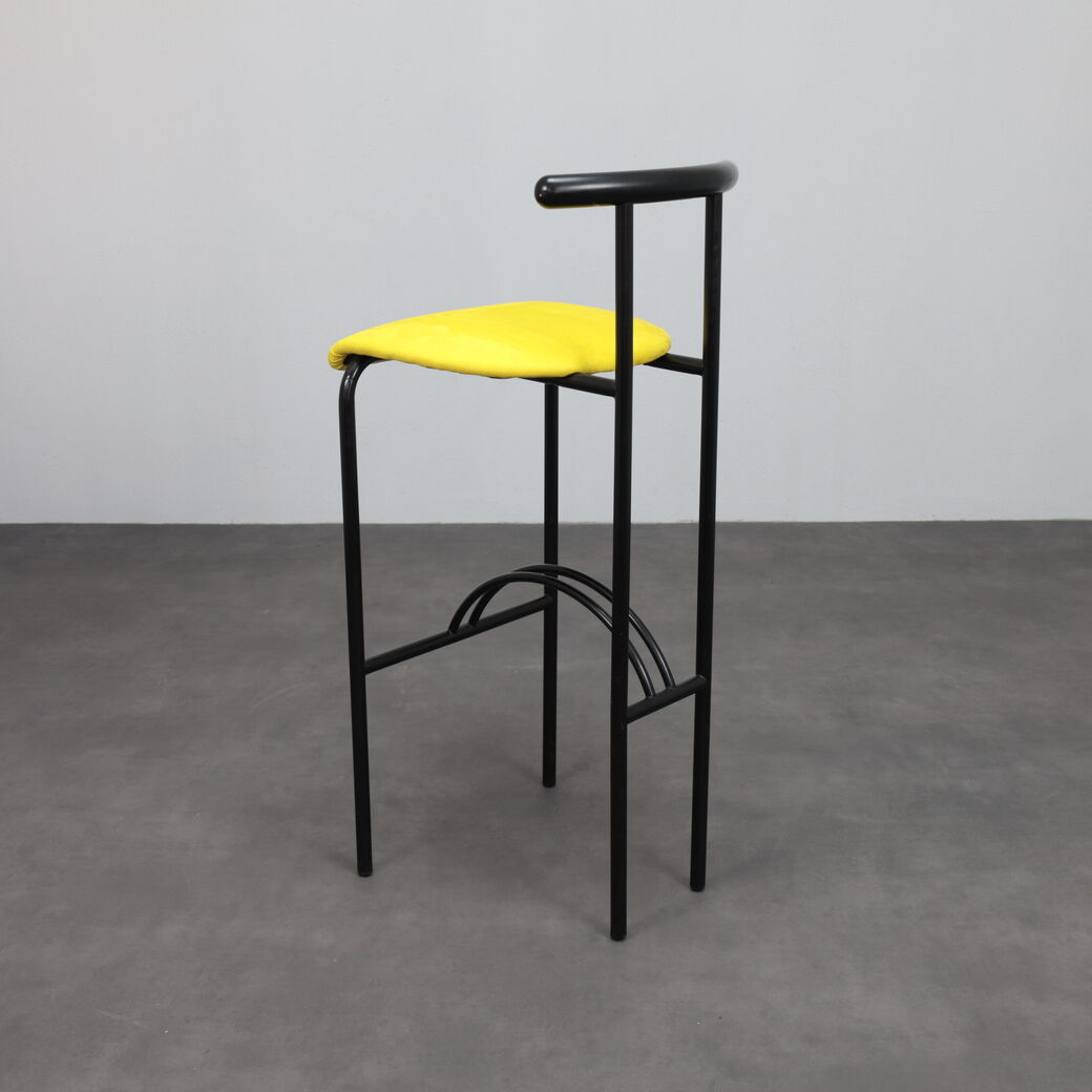 4 tabourets de bar postmodernes, Italie, années 1980
