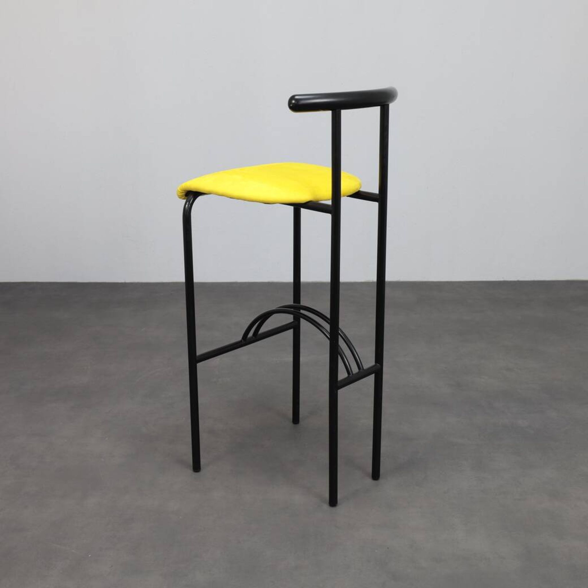 Set of 4 postmodern barstools, Italy, 1980s