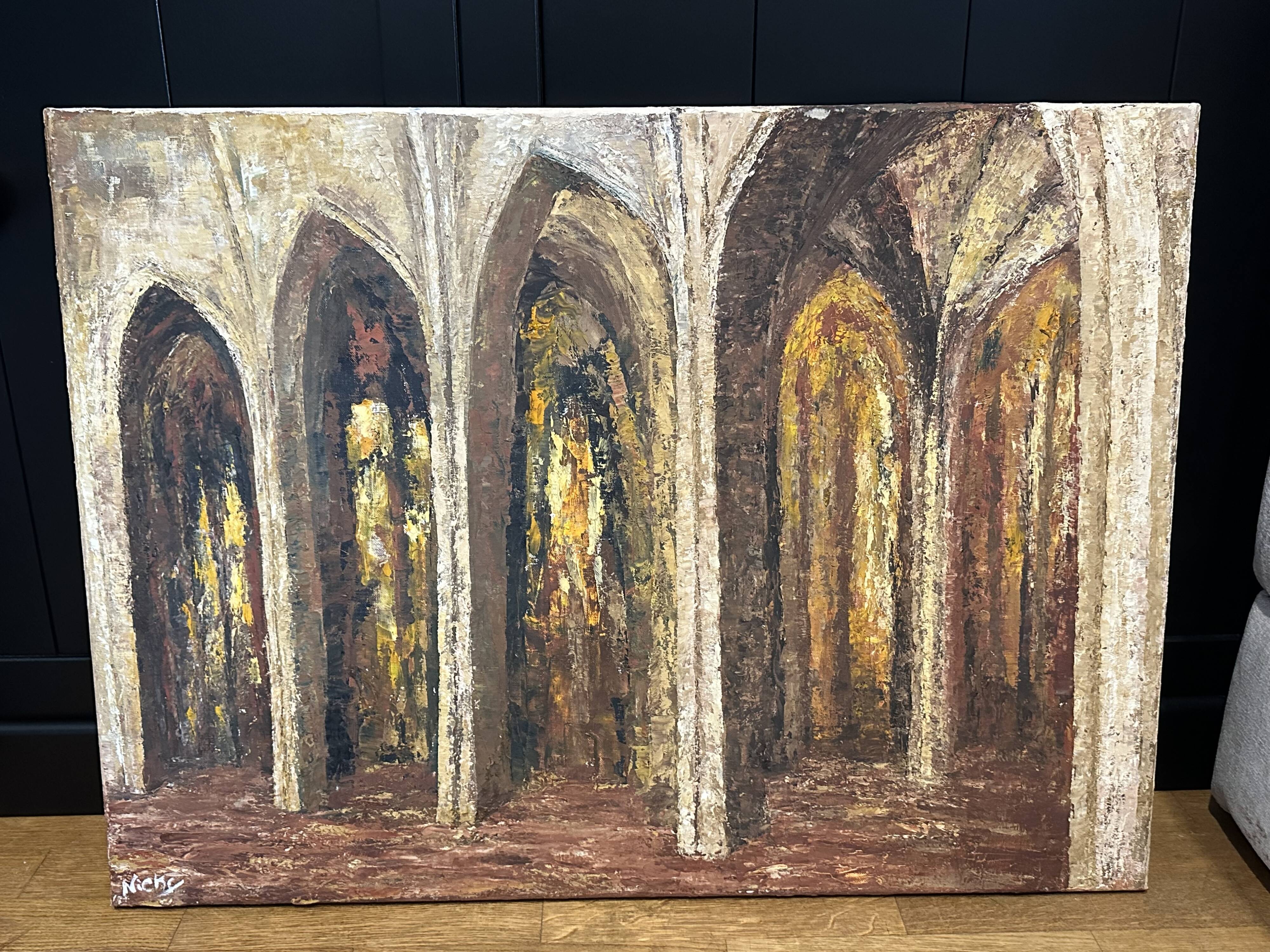 Table Church Brown Tones