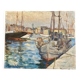 Painting - The port of Marseille