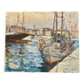 Painting - The port of Marseille