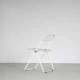 "Plia" folding chair from the 1970s by Giancarlo Piretti for Castelli, Italy.