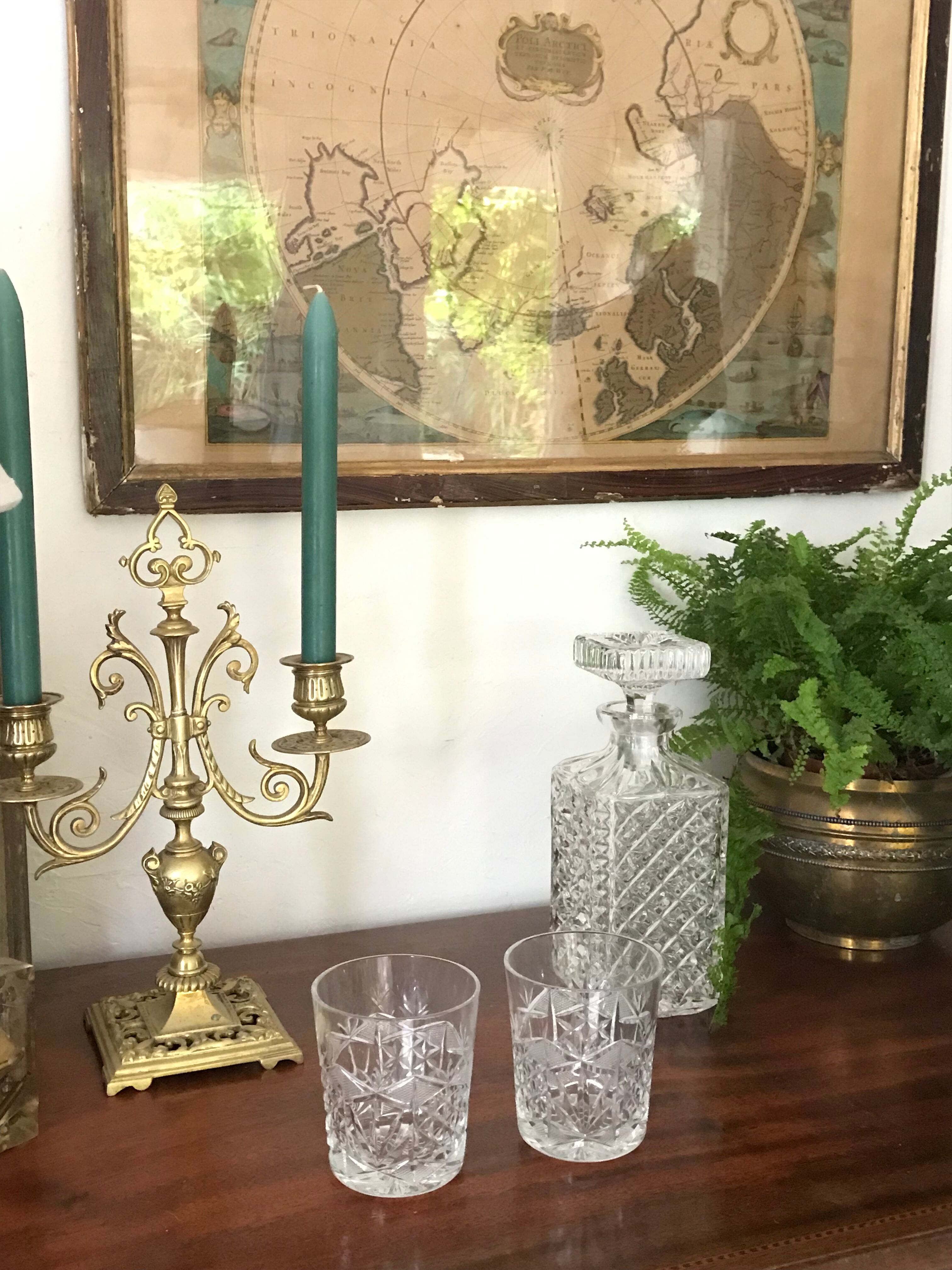 Crystal whisky decanter