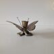 Brass butterfly candlestick