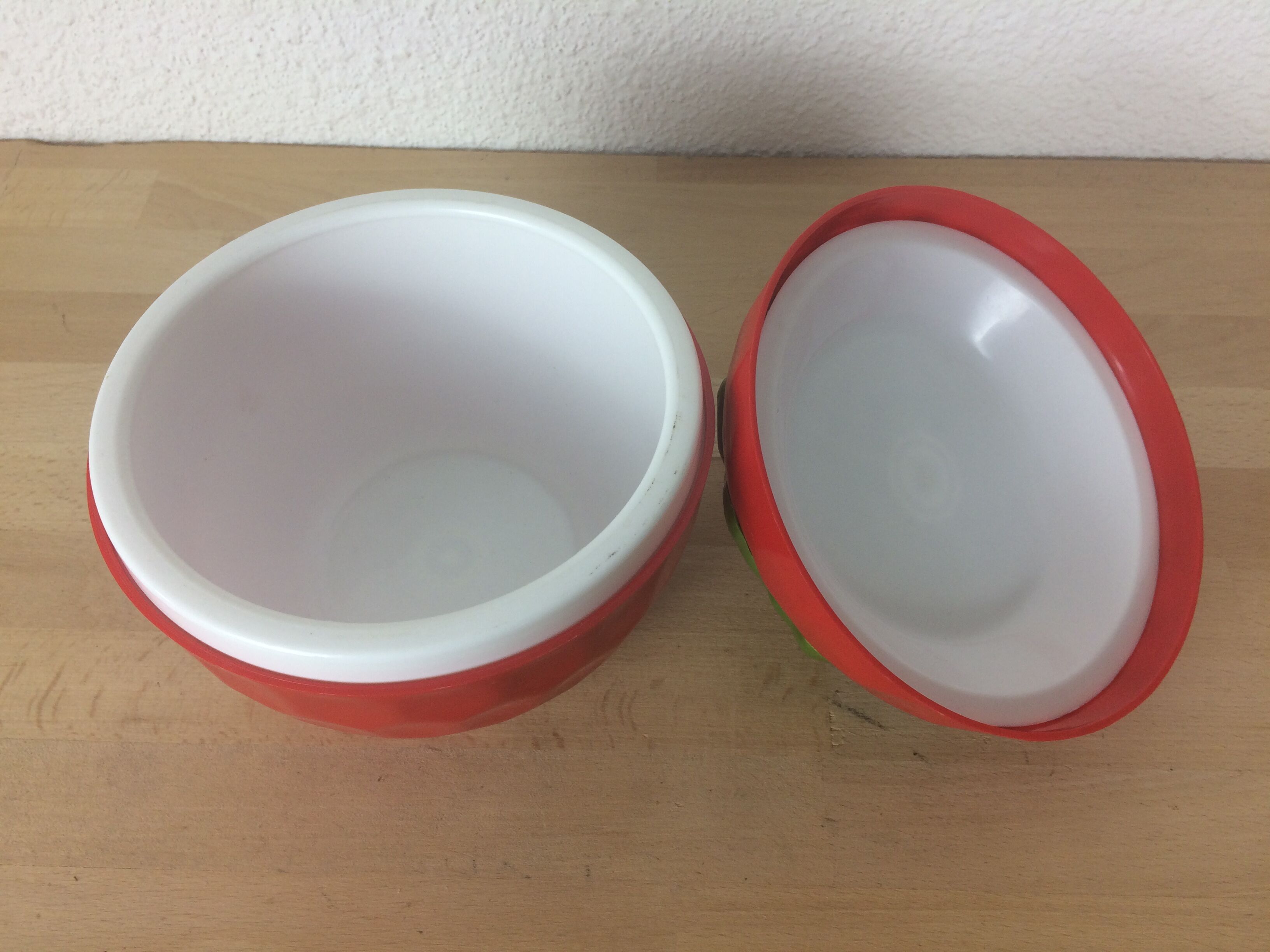 Vintage strawberry ice bucket