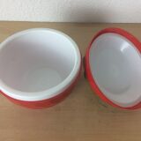 Vintage strawberry ice bucket