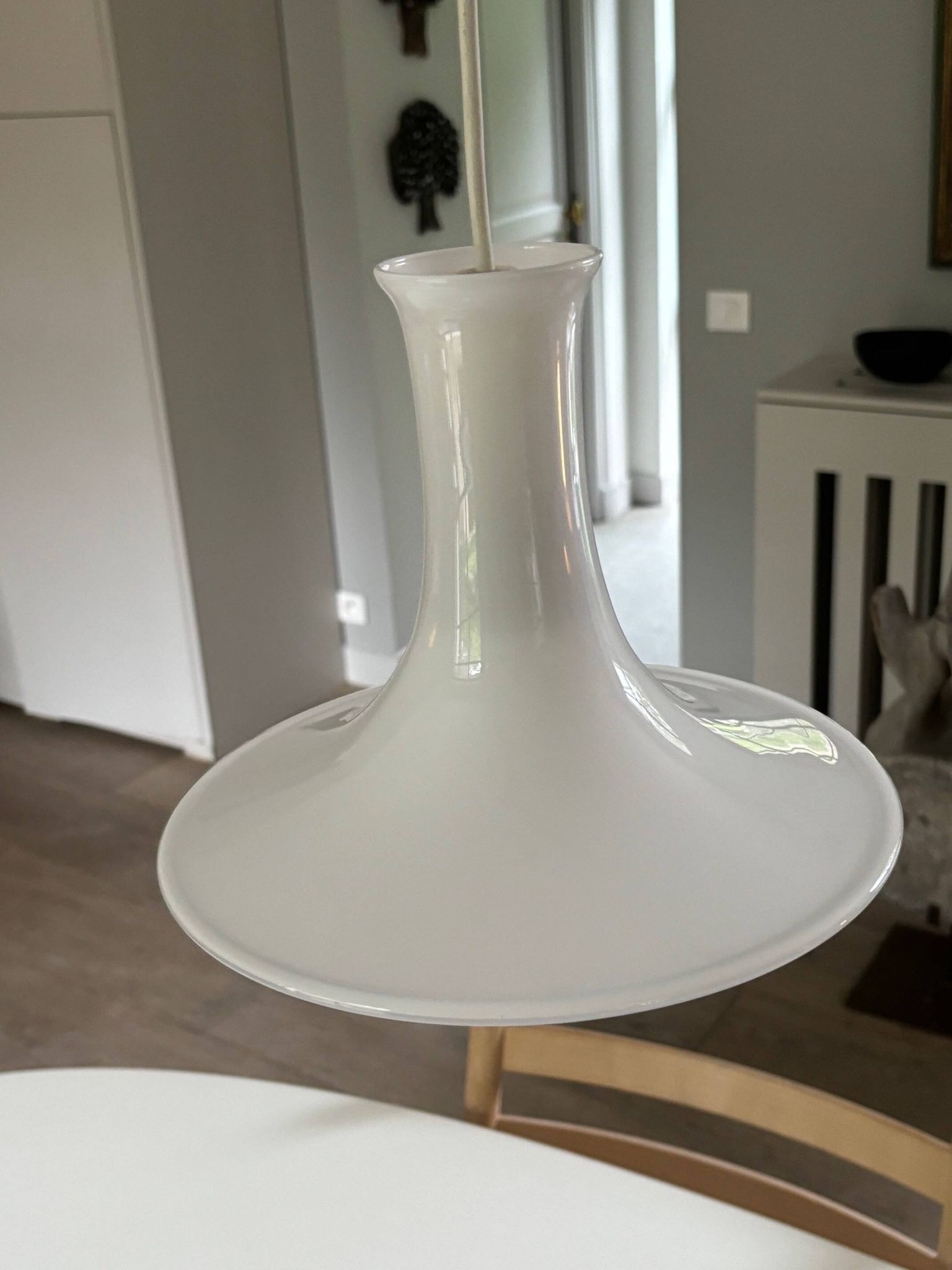 suspension opaline - Suède années 70