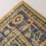 6x9 Pumpink Orange & Blue Classic Turkish Area Rug, 187x271Cm